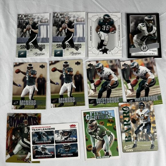 100 Football Cards Hand Picked Stars Rookies Hall Of Famers Prospects & Vintage - Picture 7 of 9